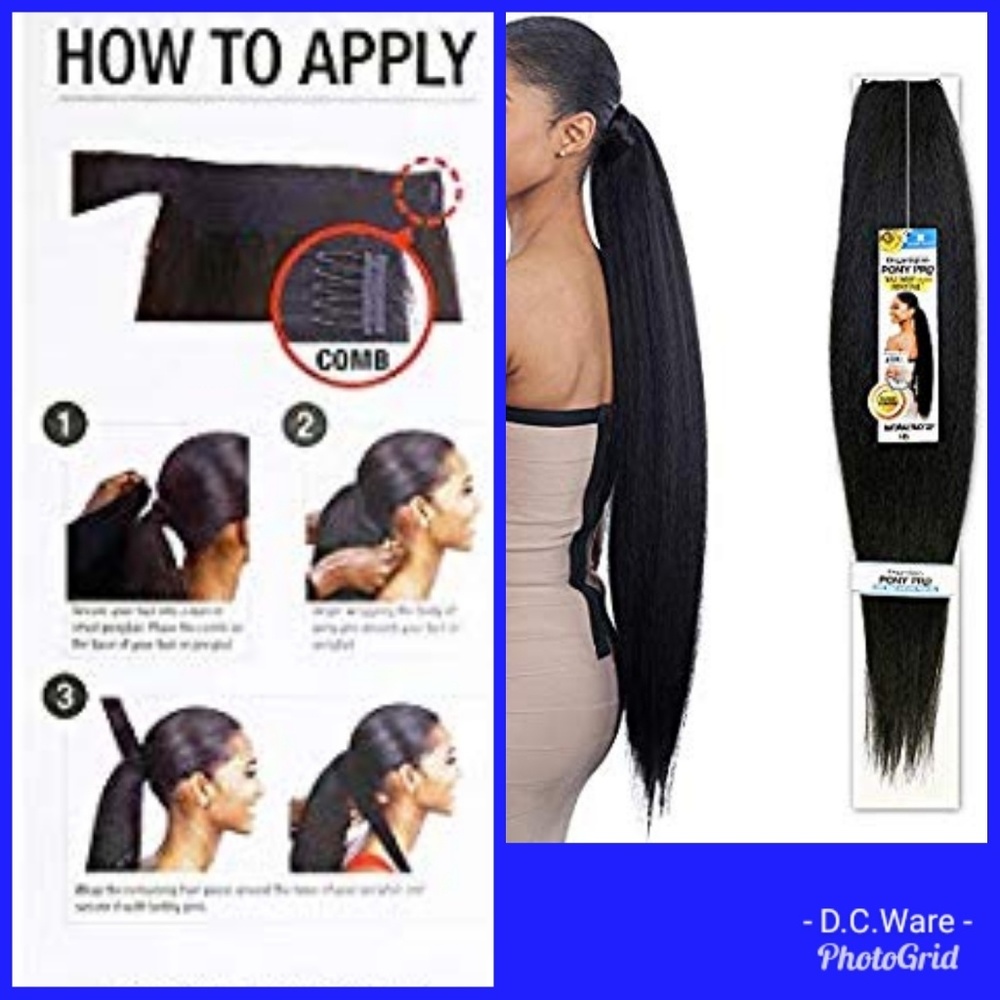 Organique Wrap-around Natural Yaky Ponytail